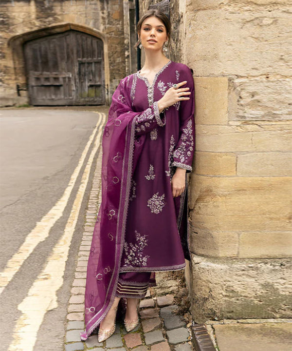MUSHQ LUXURY WEDDING EMBROIDERED ORGANZA - 3 PC UNSTITCHED