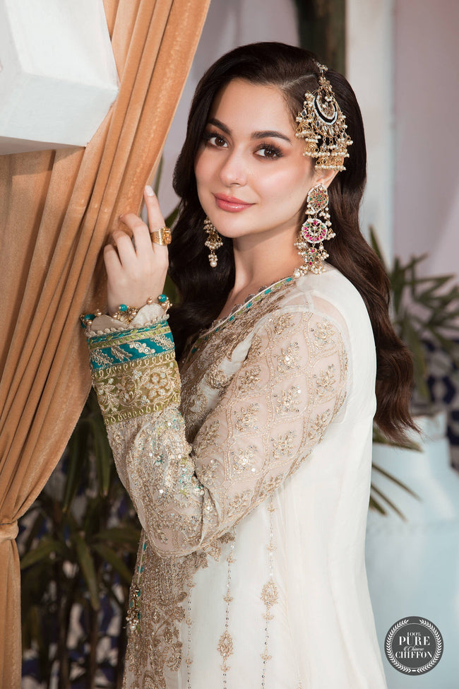 MARIA B LUXURY EMBROIDERED CHIFFON - 3 PC UNSTITCHED