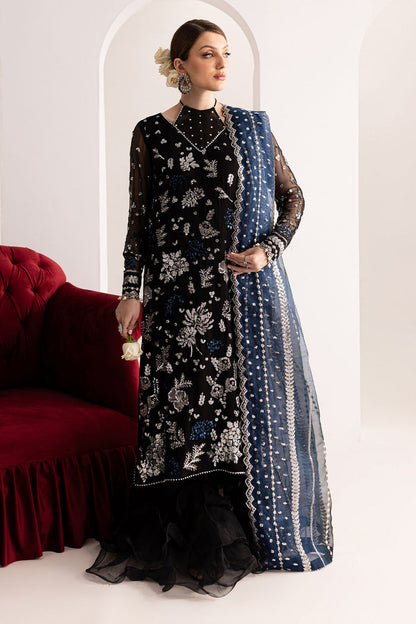 NUREH LUXURY WEDDING EMBROIDERED CHIFFON - 3 PC UNSTITCHED