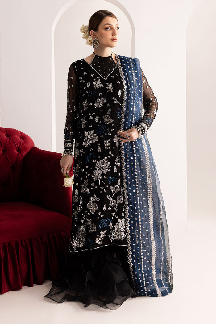 NUREH LUXURY WEDDING EMBROIDERED CHIFFON - 3 PC UNSTITCHED