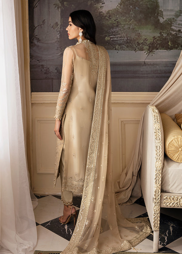 GULAAL LUXURY WEDDING EMBROIDERED ORGANZA - 3 PC UNSTITCHED