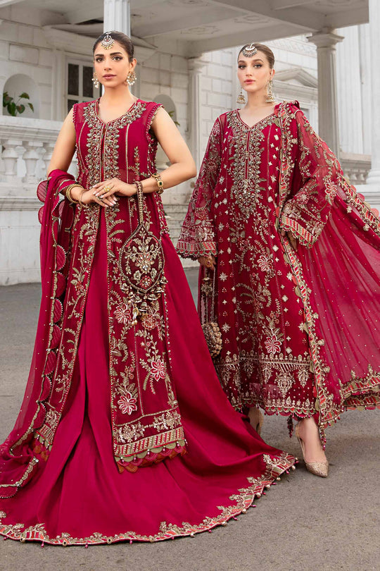 MARIA B LUXURY EMBROIDERED CHIFFON - 3 PC UNSTITCHED