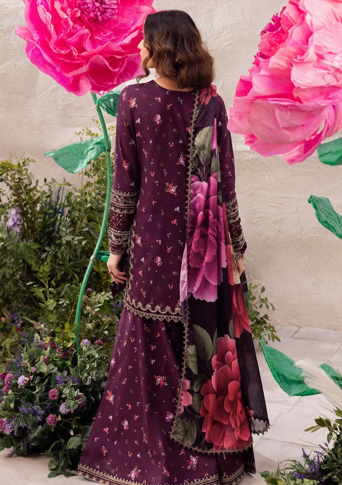 IZNIK LUXURY PRINTED EMBROIDERED LAWN - 3 PC UNSTITCHED