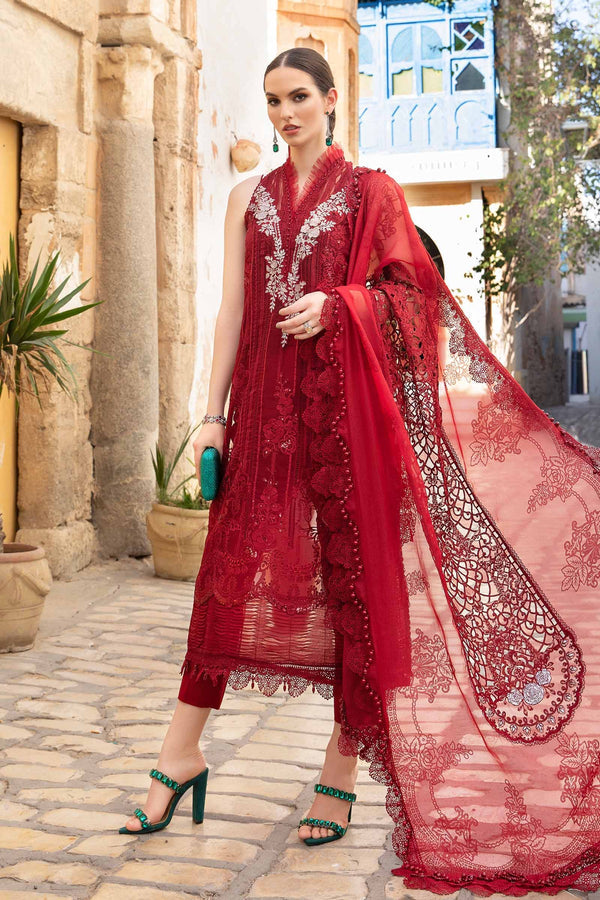 MARIA B LUXURY EMBROIDERED ORGANZA - 3 PC UNSTITCHED