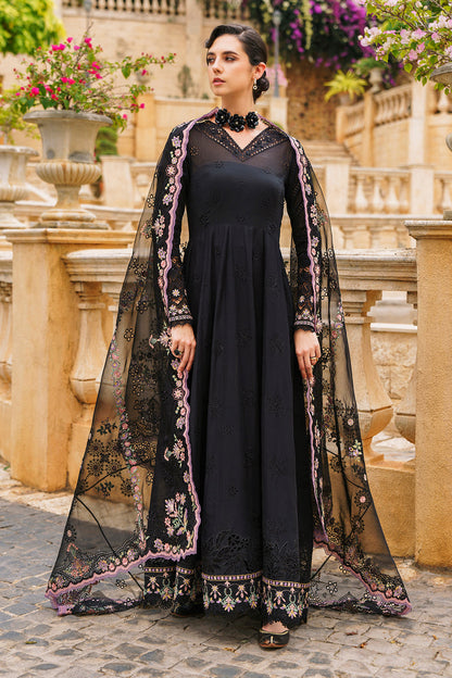BAROQUE LUXURY CHIKANKARI EMBROIDERED LAWN MAXI - 3 PC UNSTITCHED