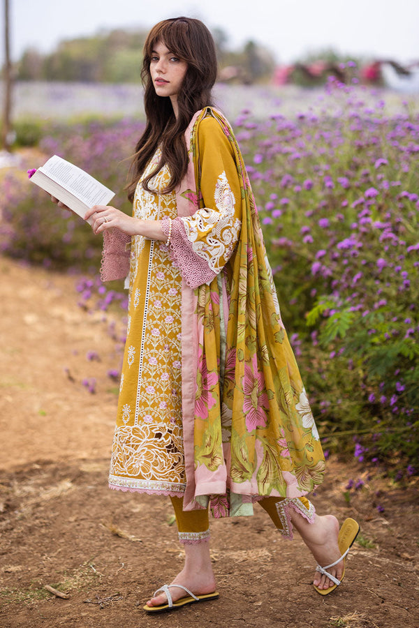 MUSHQ LUXURY CHIKANKARI EMBROIDERED LAWN - 3 PC UNSTITCHED