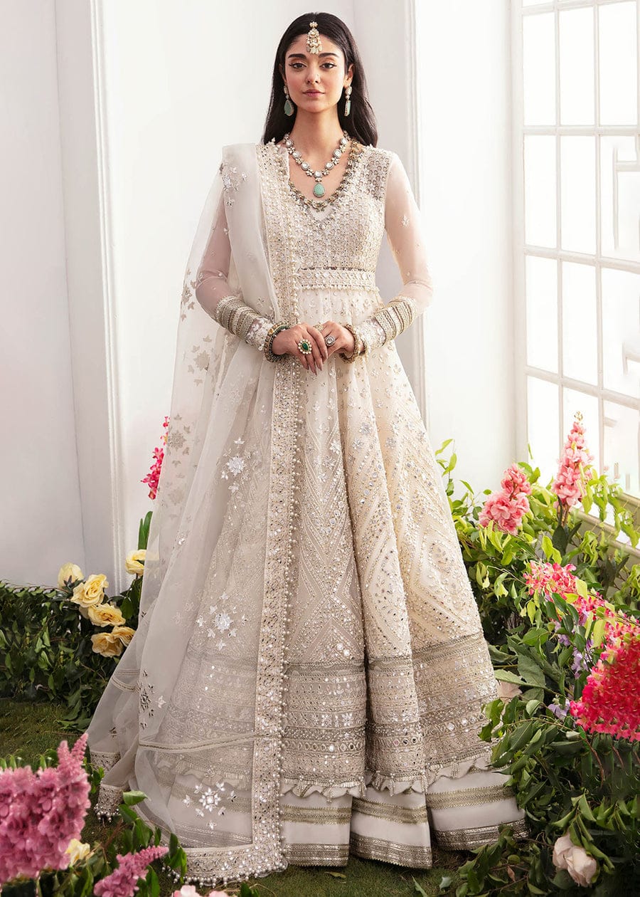 ZAHA LUXURY WEDDING EMBROIDERED ORGANZA MAXI - 3 PC UNSTITCHED