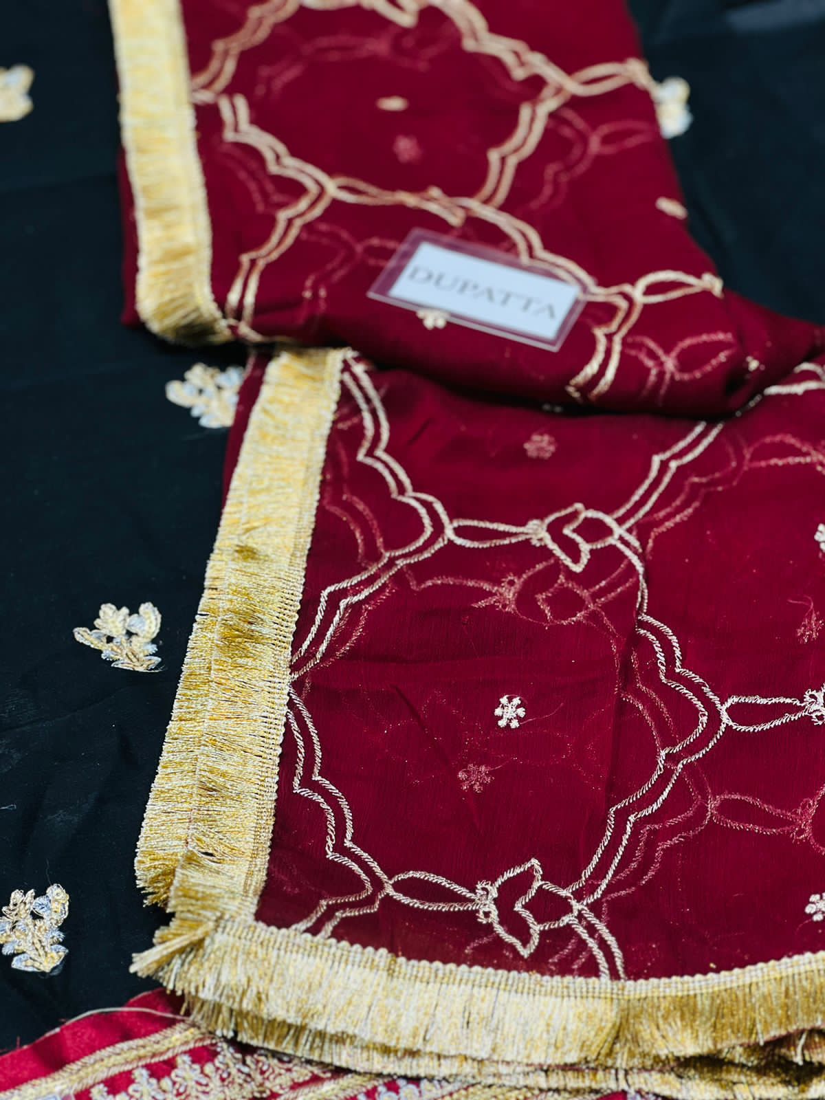 ASIM JOFA LUXURY EMBROIDERED CHIFFON - 3 PC UNSTITCHED