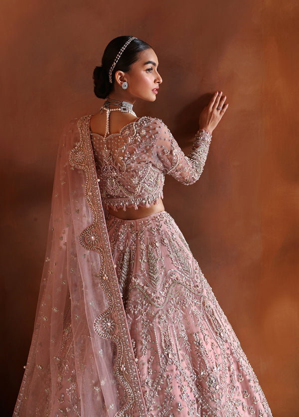 GULAAL LUXURY WEDDING EMBROIDERED NET MAXI - 3 PC UNSTITCHED