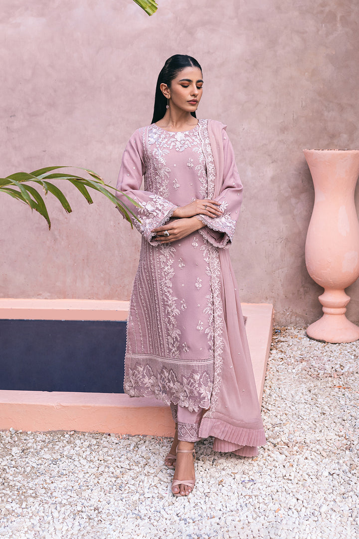 AZURE LUXURY WEDDING EMBROIDERED CHIFFON - 3 PC UNSTITCHED
