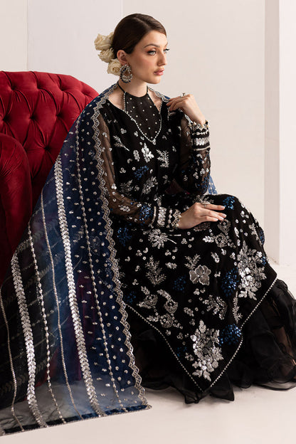 NUREH LUXURY WEDDING EMBROIDERED CHIFFON - 3 PC UNSTITCHED