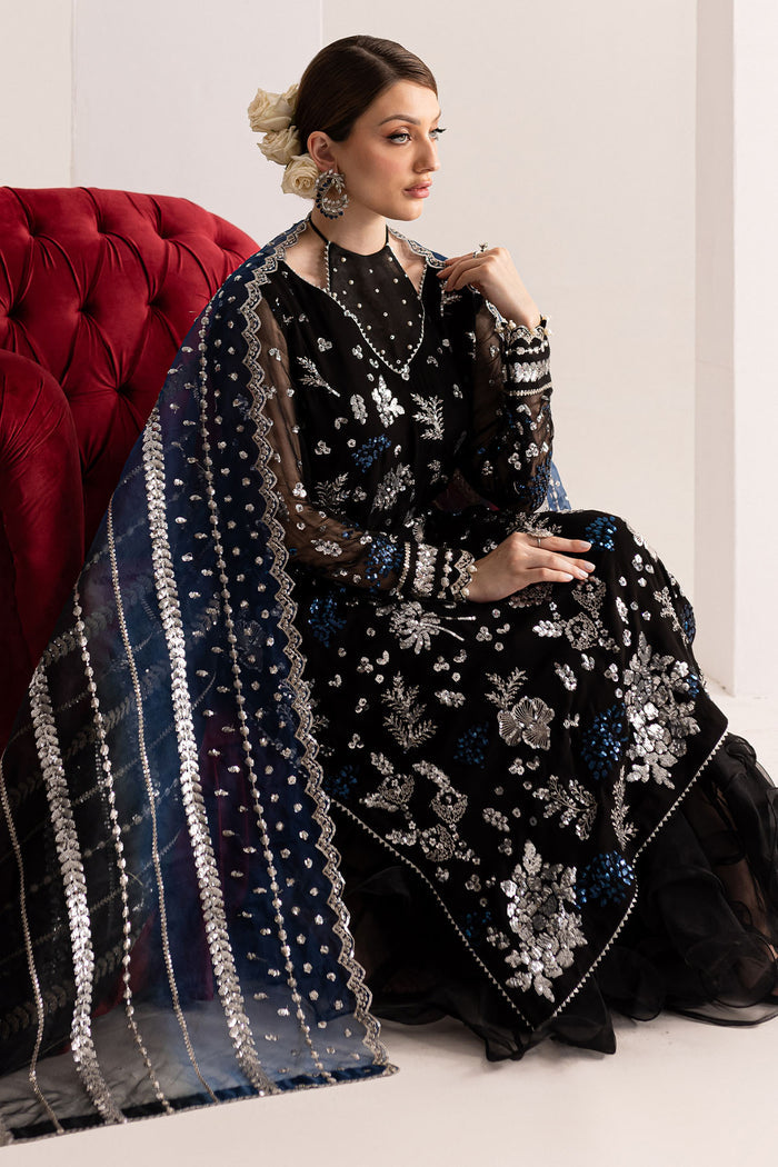 NUREH LUXURY WEDDING EMBROIDERED CHIFFON - 3 PC UNSTITCHED