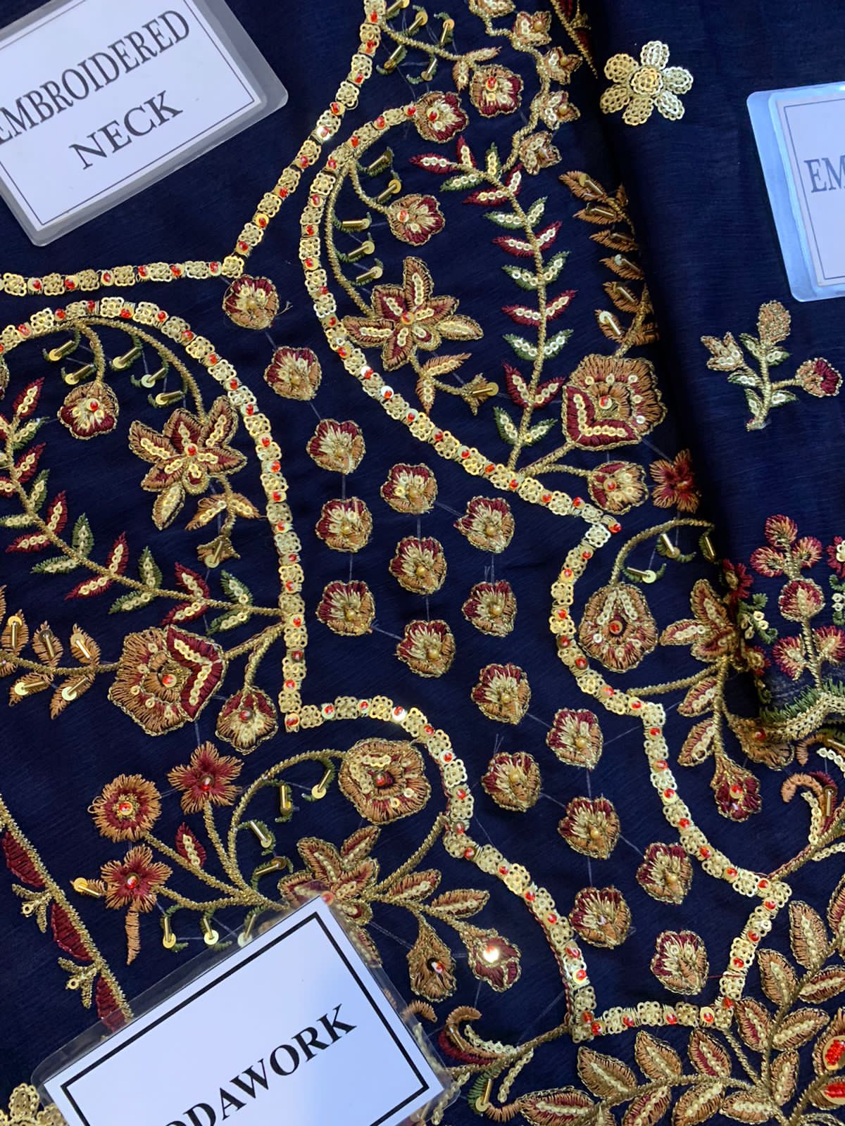 ZAINAB CHOTTANI LUXURY EMBROIDERED CHIFFON - 3 PC UNSTITCHED