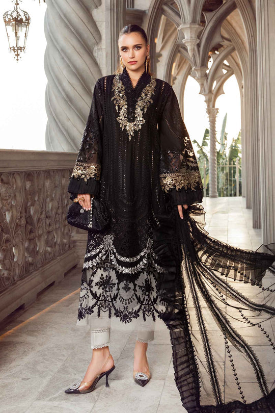 MARIA B LUXURY CHIKANKARI EMBROIDERED LAWN - 3 PC UNSTITCHED