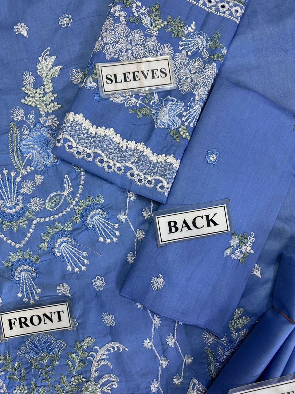 ELAF PREMIUM LUXURY EMBROIDERED LAWN - 3 PC UNSTITCHED