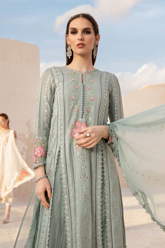 MARIA B LUXURY CHIKANKARI EMBROIDERED LAWN - 3 PC UNSTITCHED