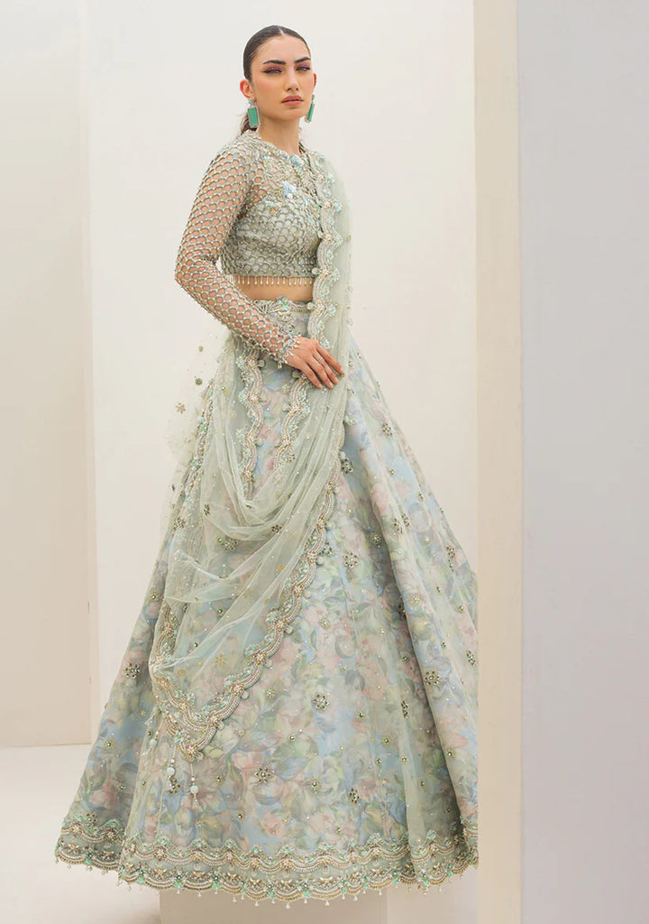 QALAMKAR LUXURY EMBROIDERED NET MAXI - 3 PC UNSTITCHED