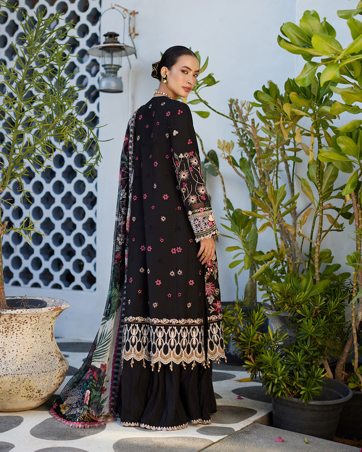 FAIZA SAQLAIN LUXURY EMBROIDERED LAWN - 3 PC UNSTITCHED