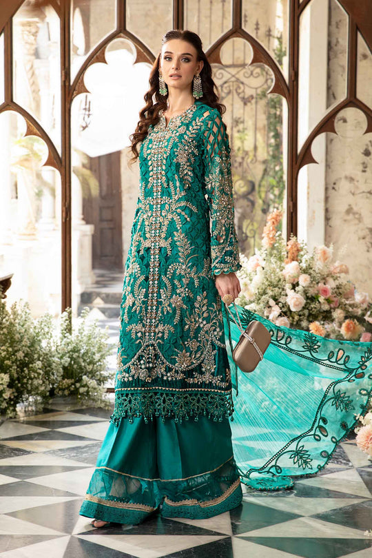 MARIA B LUXURY WEDDING EMBROIDERED ORGANZA - 3 PC UNSTITCHED