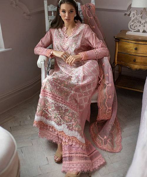 SOBIA NAZIR LUXURY CHIKANKARI EMBROIDERED LAWN - 3 PC UNSTITCHED