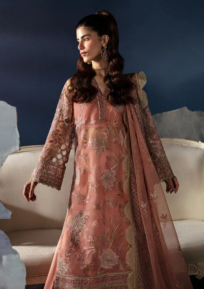 AFROZEH LUXURY WEDDING EMBROIDERED ORGANZA - 3 PC UNSTITCHED