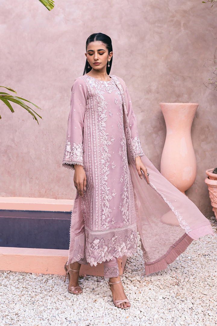 AZURE LUXURY WEDDING EMBROIDERED CHIFFON - 3 PC UNSTITCHED