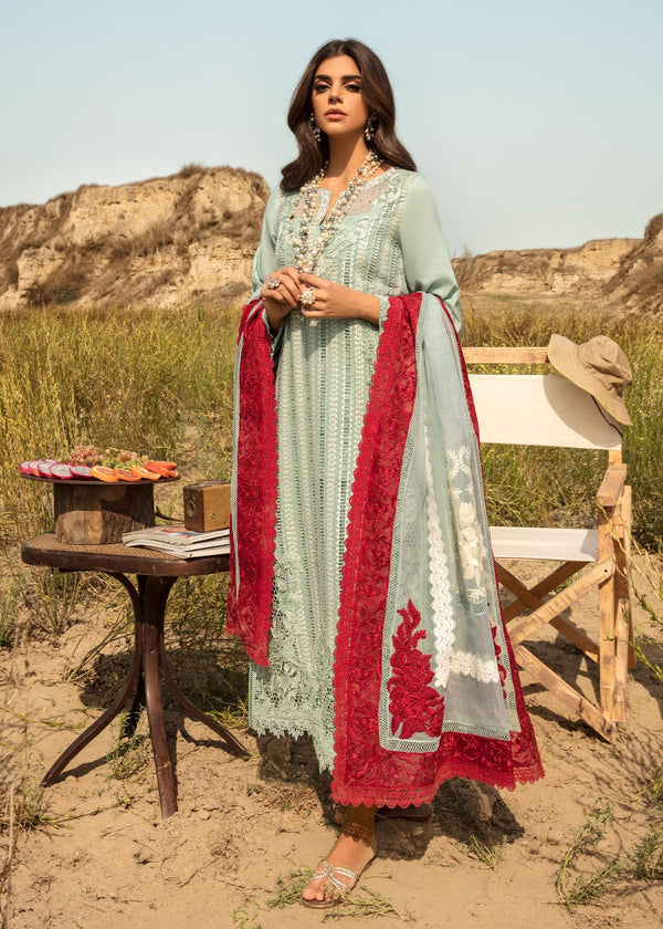 CRIMSON X SAIRA SHAKIRA LUXURY CHIKANKARI EMBROIDERED LAWN - 3 PC UNSTITCHED