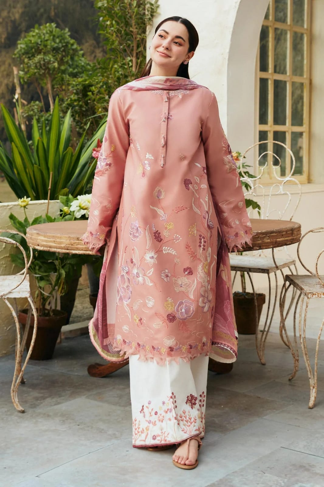 ZARA SHAHJAHAN LUXURY EMBROIDERED LAWN - 3 PC UNSTITCHED