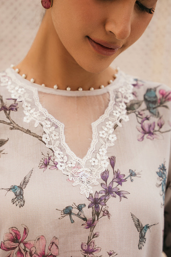 CROSS STITCH LUXURY PRINTED EMBROIDERED LAWN - 3 PC UNSTITCHED