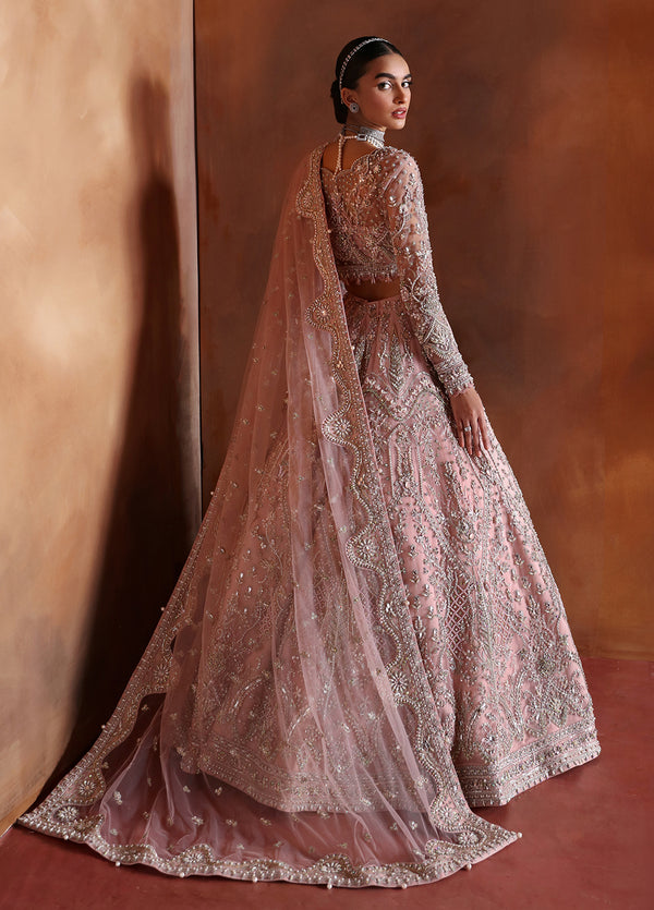 GULAAL LUXURY WEDDING EMBROIDERED NET MAXI - 3 PC UNSTITCHED
