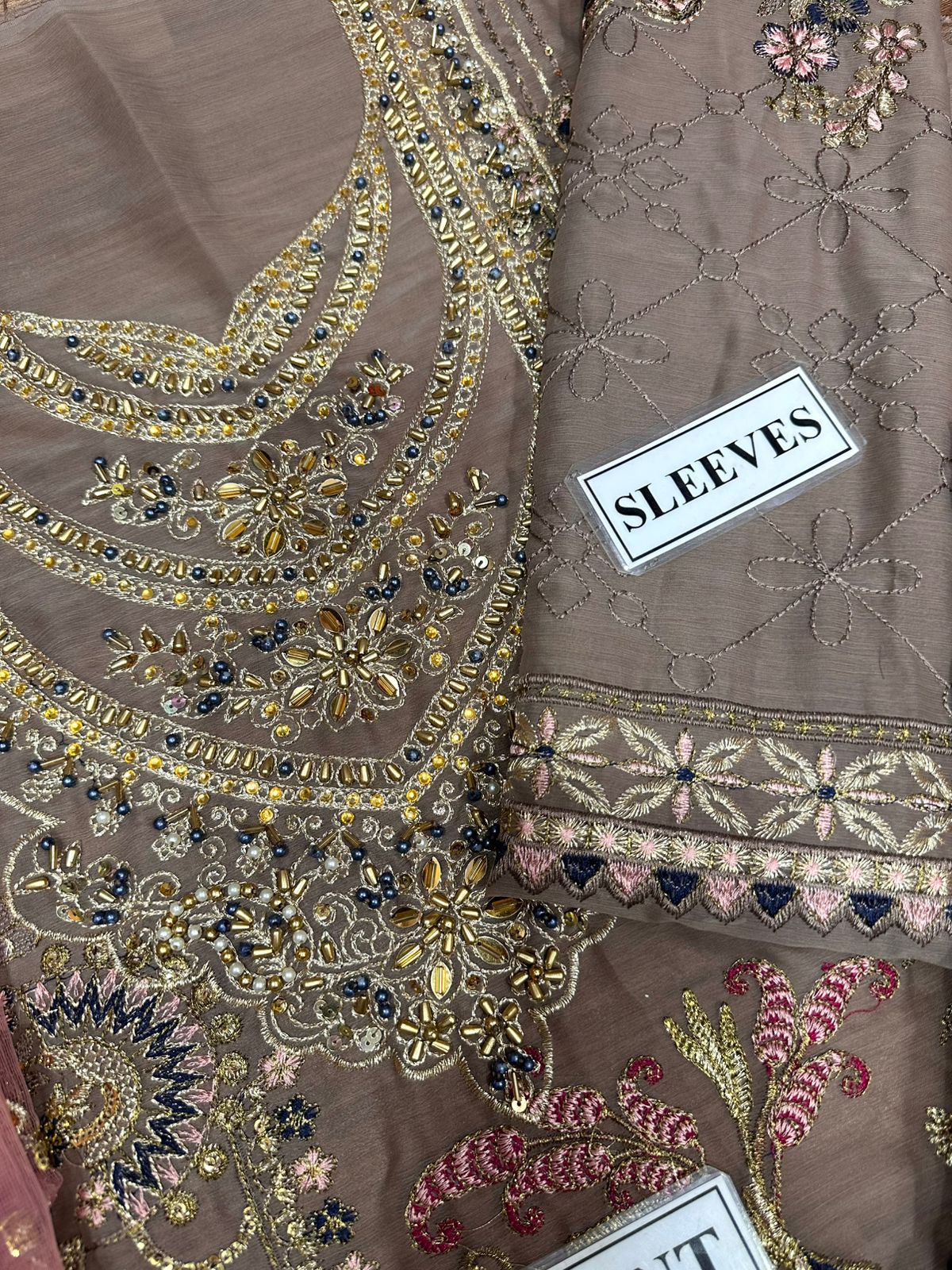 RAMSHA LUXURY EMBROIDERED CHIFFON - 3 PC UNSTITCHED
