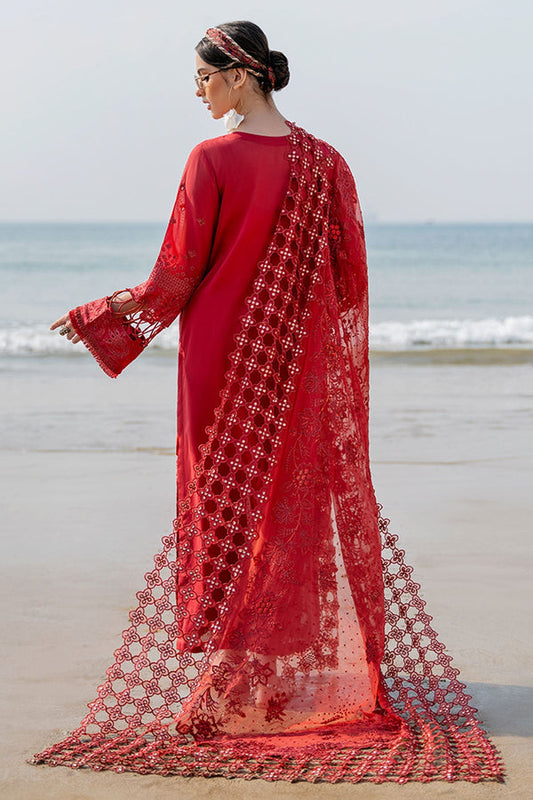 NUREH LUXURY CHIKANKARI EMBROIDERED LAWN - 3 PC UNSTITCHED