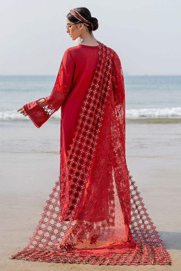 NUREH LUXURY CHIKANKARI EMBROIDERED LAWN - 3 PC UNSTITCHED
