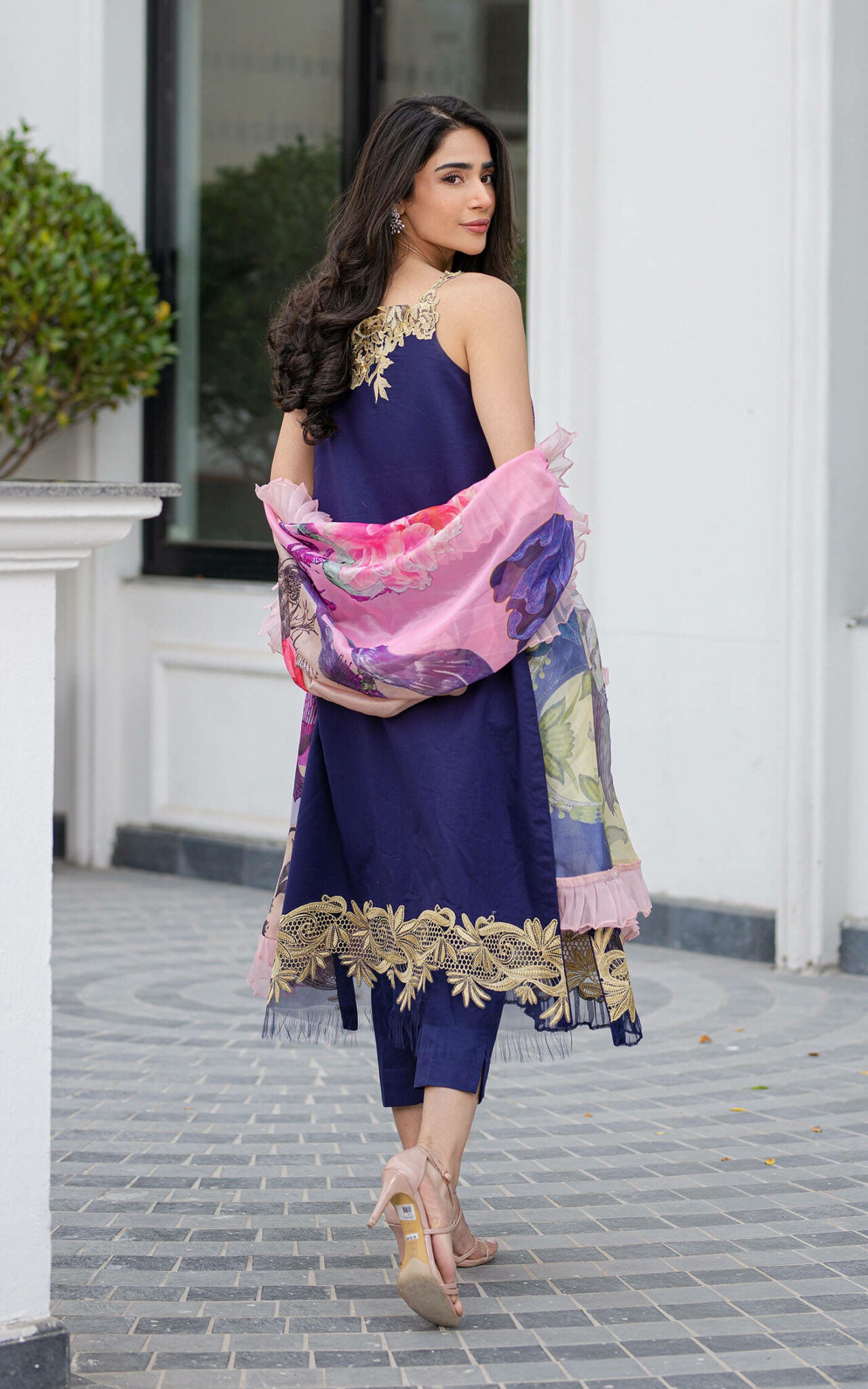 ASIFA NABEEL LUXURY EMBROIDERED LAWN - 3 PC UNSTITCHED