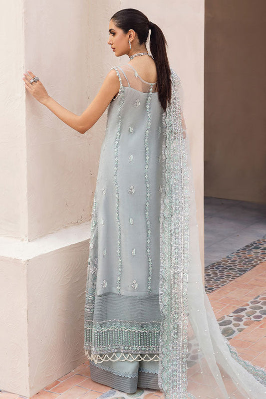 GULAAL LUXURY WEDDING EMBROIDERED NET - 3 PC UNSTITCHED