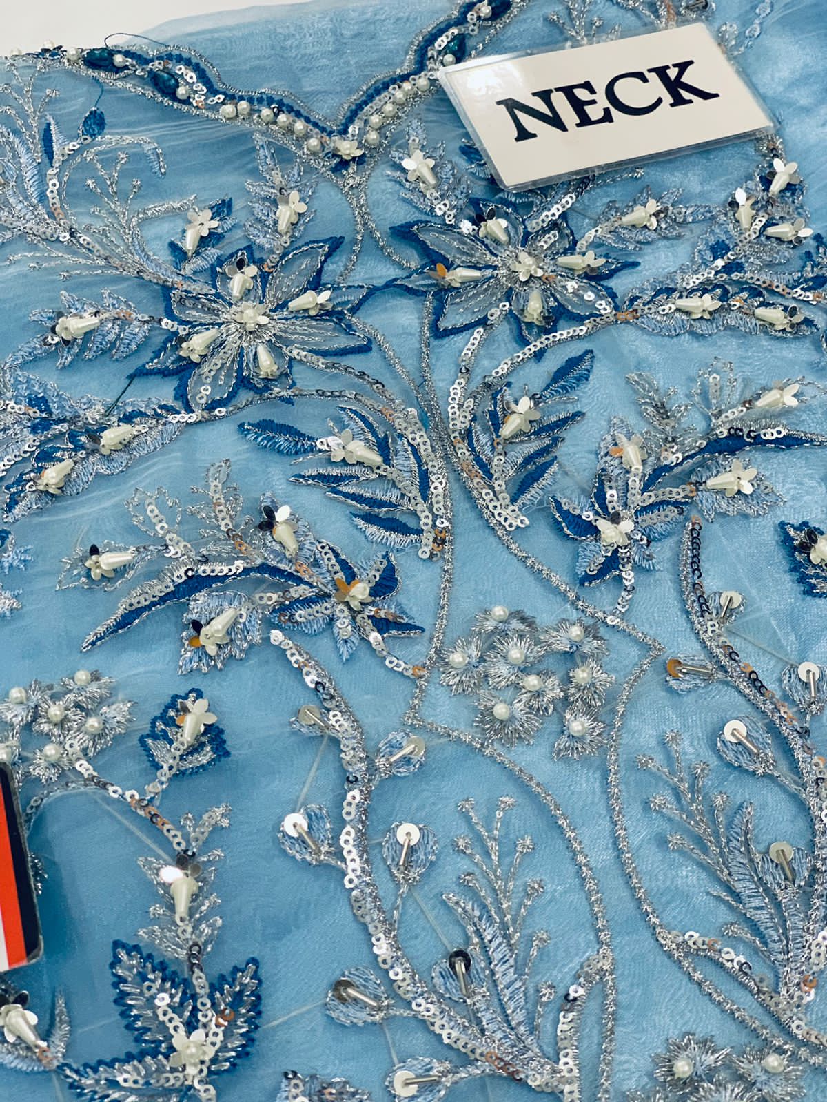 GULAAL LUXURY WEDDING EMBROIDERED ORGANZA - 3 PC UNSTITCHED