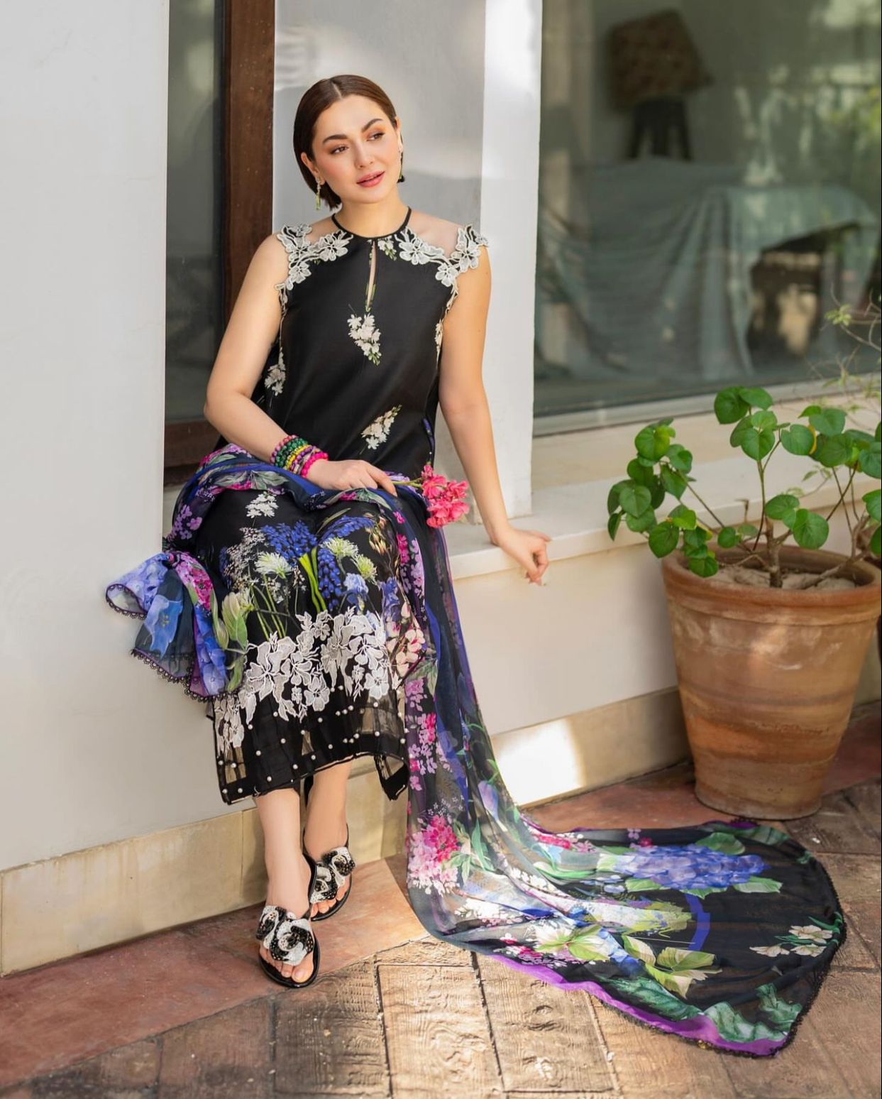 ASIFA NABEEL LUXURY DIGITAL PRINTED EMBROIDERED LAWN - 3 PC UNSTITCHED