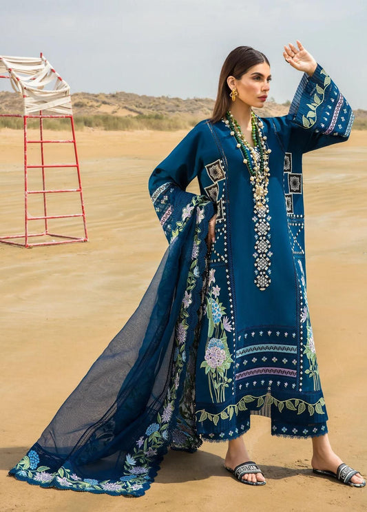 Crimson Luxury Chikankari Lawn Collection 3 pc Unstitched Suit