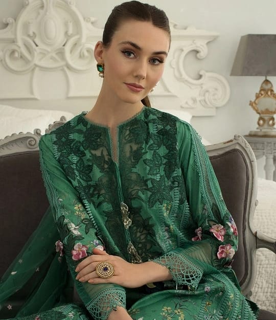 Sobia Nazir Luxury Chikankari Lawn Collection 3 pc Unstitched Suit