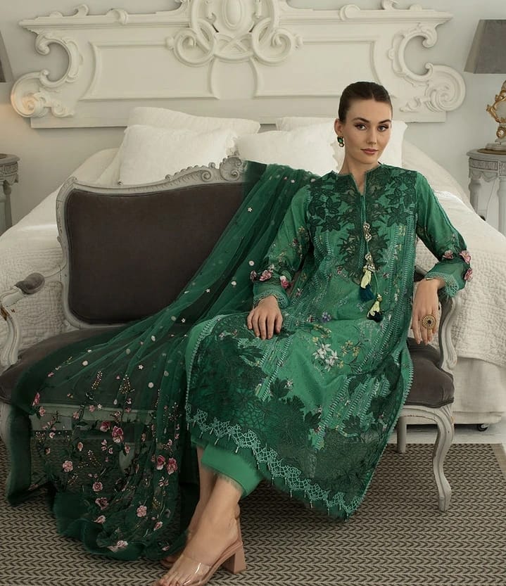Sobia Nazir Luxury Chikankari Lawn Collection 3 pc Unstitched Suit