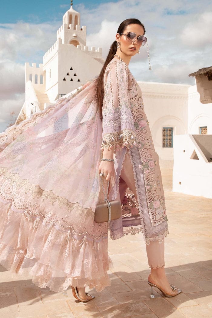 Maria B Luxury Chikankari Lawn Collection - 3 PC - Unstitched