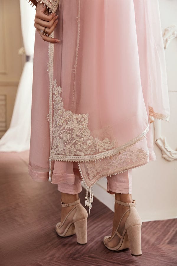 Baroque Luxury Semi pure Chiffon Collection - 3 PC Unstitched