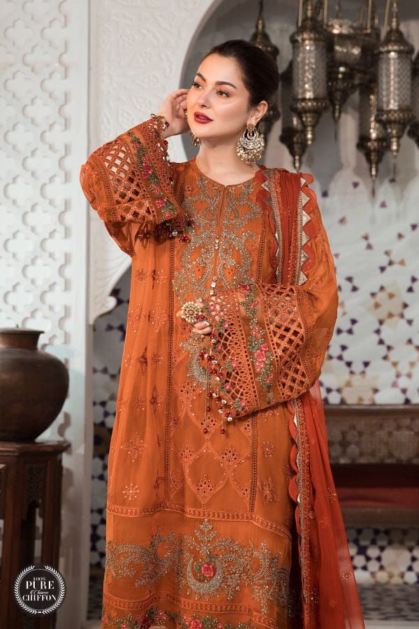 Maria B Luxury Semi Pure Chiffon Collection 3 - PC Unstitched