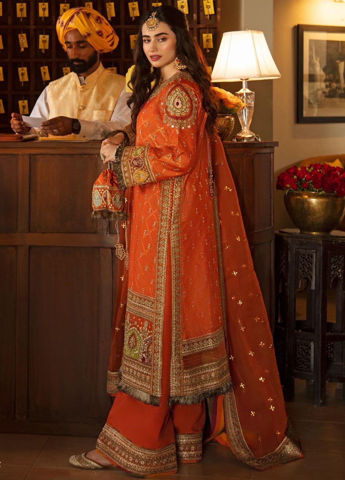 QALAMKAR LUXURY WEDDING COLLECTION - 3 PC UNSTITCHED