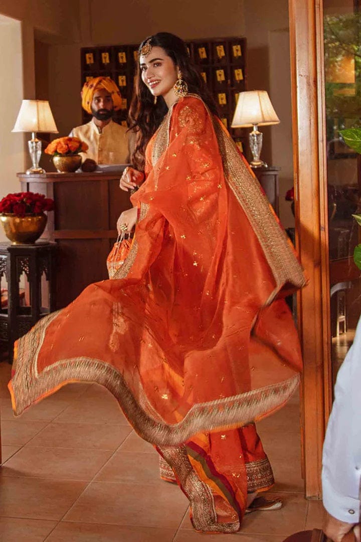 QALAMKAR LUXURY WEDDING COLLECTION - 3 PC UNSTITCHED