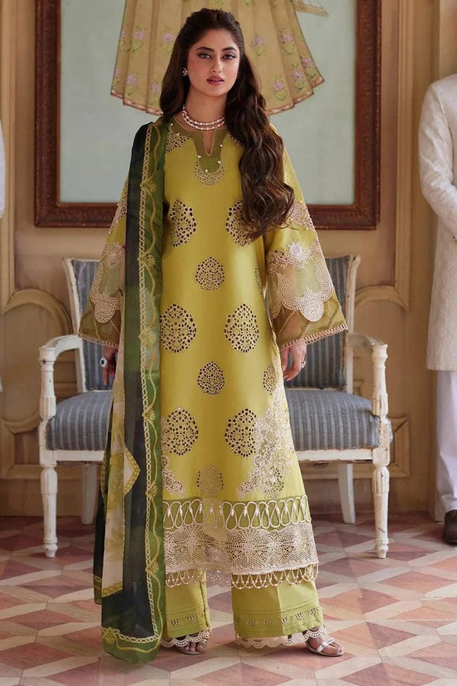 ELAAF LUXURY CHIKANKARI LAWN EMBROIDERED - 3 PC UNSTITCHED